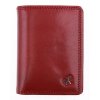 Kožené pouzdro na doklady Cosset 4410 vínově červená