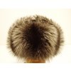 Kožešinová ušanka ze stříbrné lišky STU1 - kožešinové dýnko