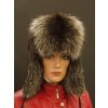 Kožešinová ušanka ze stříbrné lišky STU1 - kožešinové dýnko
