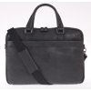 kvalitní černá pánská business taška s odepínacím popruhem přes rameno syntetická kůže