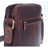 Pánska kožená taška cez rameno Sendi Design SD 52006 hnedá