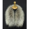 Kožešinový lem na kapuci z finského mývalovce - 3008 NATUR