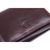 Hnědá kožená peněženka Cosset 4499 Komodo