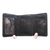 Černá kožená peněženka Cosset 4499 Komodo
