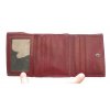 Menší dámská kožená peněženka Cosset 4508 Komodo bordó