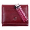 Menší dámská kožená peněženka Cosset 4508 Komodo bordó
