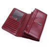 Tmavě červená kožená peněženka Cosset 4467 Komodo