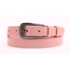 Dámsky úzky kožený opasok Špongr 2016 ružový