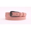 Dámský úzký kožený opasek Penny Belts 20-179-503 růžový