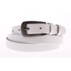 Dámský úzký kožený opasek Penny Belts 20-179-00 bílý