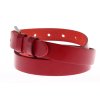 Dámský kožený opasek Špongr 2517 červený