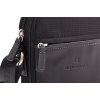 Extra malá pánská taštička přes rameno Hexagona 291329 černá nylonová s koženými doplňky