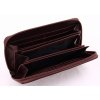 Veľká dámska kožená peračníková peňaženka Cosset 4492 Komodo hnedá