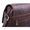 Pánská kožená taška přes rameno Sendi Design CT 702 hnědá