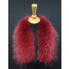 Kožešinový lem na kapuci z finského mývalovce 4085 RED