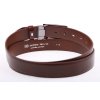 Pánský kožený opasek do obleku Penny Belts 3554 hnědý (Velikost opasku = obvod vašeho pasu (cm) 85 cm)