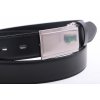 Pánský kožený opasek společenský černý