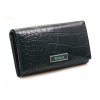 Dámská kožená peněženka Segali 910199125 tmavě zelená krokodýlí kůže