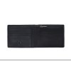 Menší pánská kožená peněženka Segali W-80894 černá / šedá