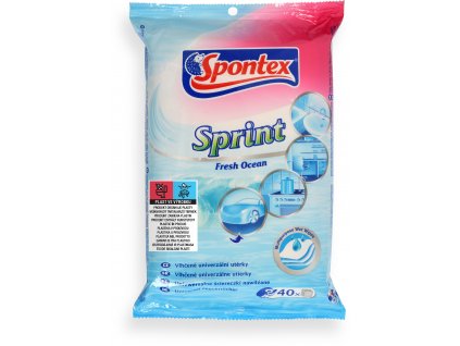 97043054 Sprint Ocean wet wipes+samolepka