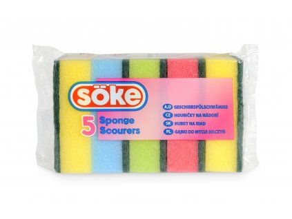 97083790 SOKE big sponge scourer x5 front