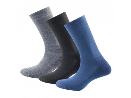 DEVOLD DAILY MEDIUM SOCK 3Páry, unisex