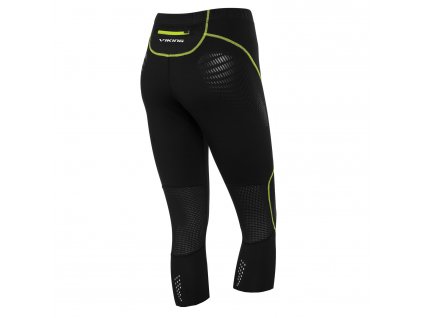 VIKING INGRID Capri dámské 3/4 kalhoty black-green