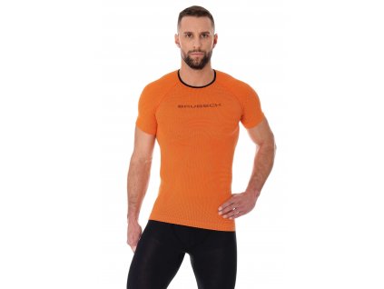 BRUBECK 3D RUN PRO ATHLETIC pánské tričko orange 11920