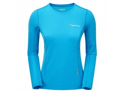 MONTANE Womens Claw Long Sleeve T-Shirt Cerulean Blue