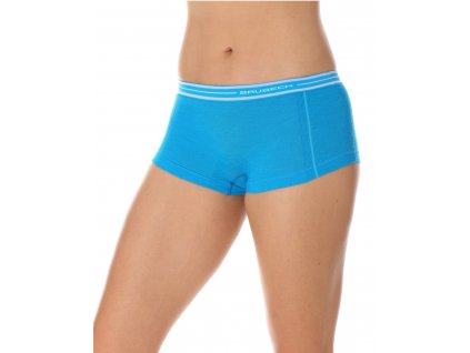 BRUBECK dámské boxerky ACTIVE WOOL light blue