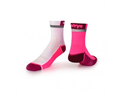 Sportovní ponožky VAVRYS CYKLO duo pack růžová