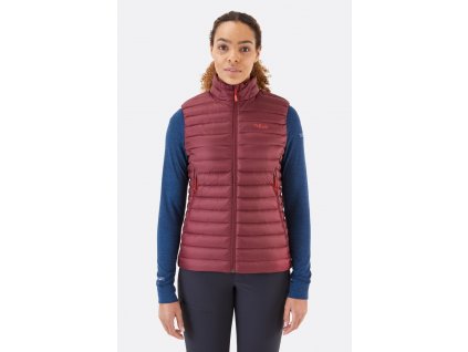 RAB MICROLIGHT VEST dámská péřová vesta Deep Heather