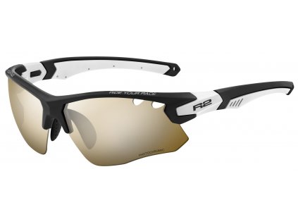 R2 Crown sportovní fotochromatické brýle černo-bílé AT078U