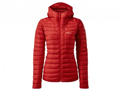 Rab Womens Microlight Alpine Jacket AscentRed QDB 13 AS