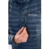 MONTANE FEATHERLITE pánská péřová bunda modrá