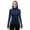 Sensor Merino DF Deep Blue - Dámské triko s kapucí