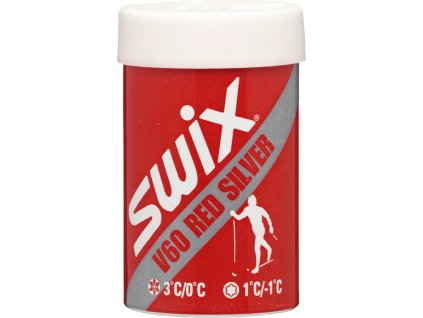 Stoupací vosk SWIX V60 Red Silver 43g -1/+3°C