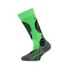 SJB dětské merino lyžařské ponožky Zelena