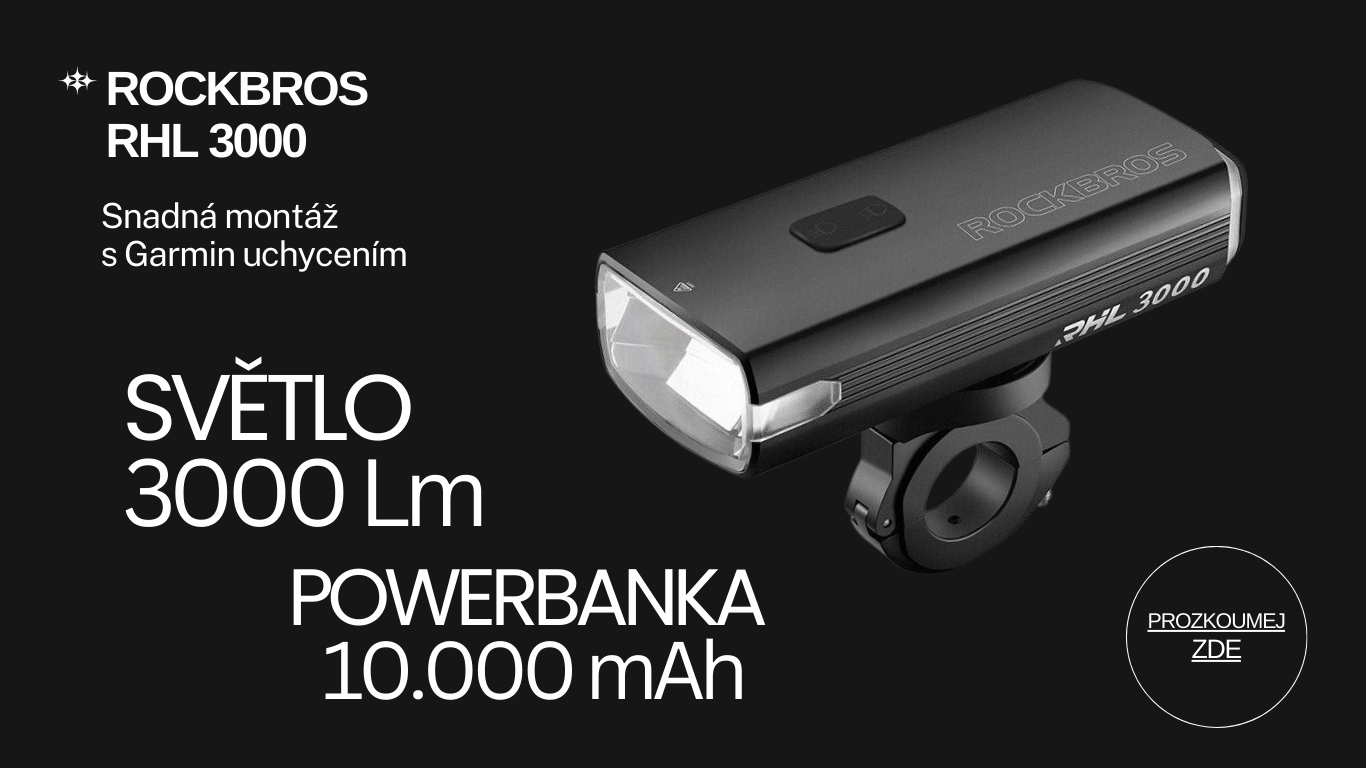Přední světlo na kolo ROCKBROS RHL3000