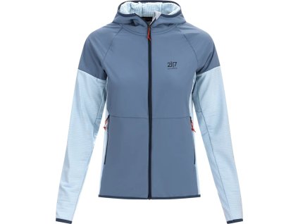 2117 of sweden trubo damska fleecova hybridni bunda dusty blue.webp
