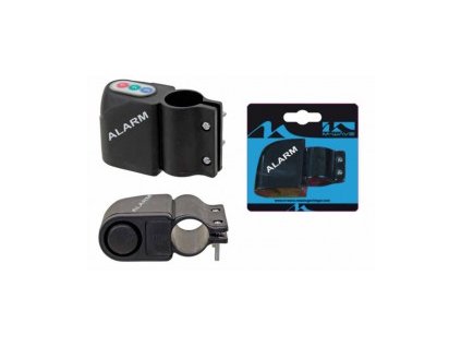 Alarm kódový na kolo, černý na kartě