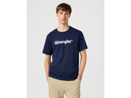 Pánské tričko WRANGLER Navy 112350524