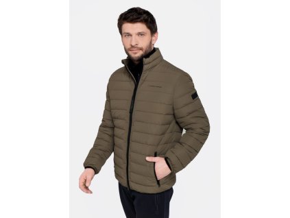 Pánská prošívaná bunda VOLCANO J-BENZ (Barva Hnědá, Velikost 5XL)