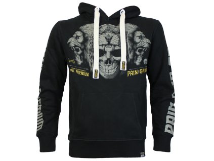 Pánská mikina YAKUZA PREMIUM 3923 (Barva Černá, Velikost XXXXL)