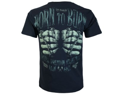 Pánské tričko YAKUZA PREMIUM 3915 (Barva Tmavě modrá, Velikost 4XL)