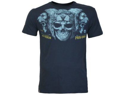 Pánské tričko YAKUZA PREMIUM 3904 (Barva Tmavě modrá, Velikost 4XL)