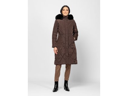 Dámská zimní bunda HEAVY TOOLS NADA (Barva Espresso, Velikost XXL)
