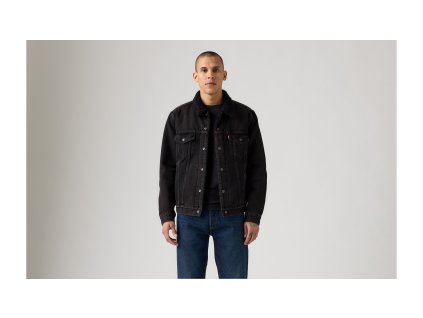 Pánská jeans bunda Levi's® Trucker Sherpa 16365-0291 (Velikost XXXL)