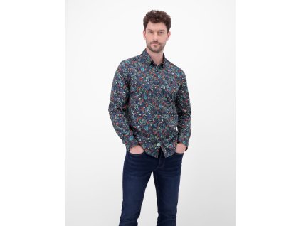 Pánská košile LERROS 25D1405 (Barva Modrá (485), Velikost XXXL)