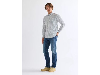 Pánské jeans Wrangler Greensboro Stormforge Blue 112377800